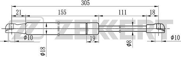 Zekkert GF-1083 - Qazlı bulaq, baqaj, yük yeri furqanavto.az