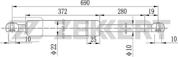 Zekkert GF-1039 - Qazlı bulaq, baqaj, yük yeri furqanavto.az