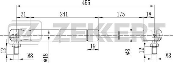 Zekkert GF-1038 - Qazlı bulaq, baqaj, yük yeri furqanavto.az