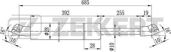 Zekkert GF-1023 - Qazlı bulaq, baqaj, yük yeri furqanavto.az