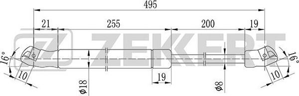 Zekkert GF-1073 - Qazlı bulaq, baqaj, yük yeri furqanavto.az