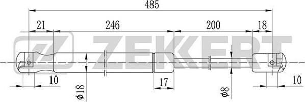 Zekkert GF-1142 - Qazlı bulaq, baqaj, yük yeri furqanavto.az