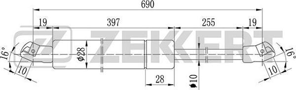 Zekkert GF-1159 - Qazlı bulaq, baqaj, yük yeri furqanavto.az