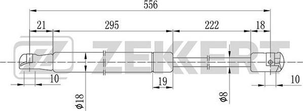 Zekkert GF-1119 - Qazlı bulaq, baqaj, yük yeri furqanavto.az