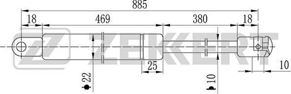 Zekkert GF-1122 - Qaz bulaq, kapot furqanavto.az