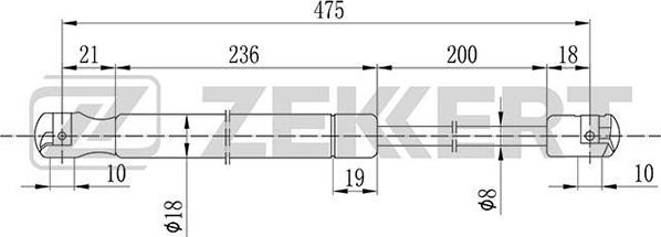 Zekkert GF-1176 - Qazlı bulaq, baqaj, yük yeri furqanavto.az