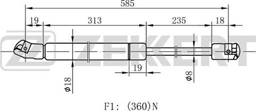 Zekkert GF-1177 - Qazlı bulaq, baqaj, yük yeri furqanavto.az