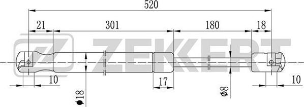 Zekkert GF-1819 - Qazlı bulaq, baqaj, yük yeri furqanavto.az