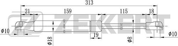 Zekkert GF-1815 - Qaz bulaq, kapot furqanavto.az