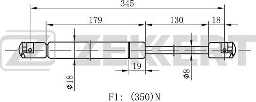 Zekkert GF-1823 - Qazlı bulaq, baqaj, yük yeri furqanavto.az