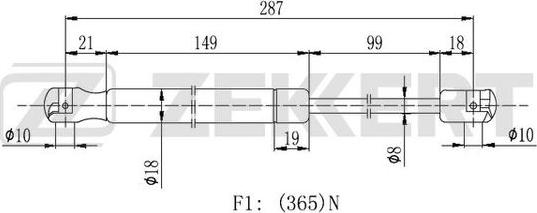 Zekkert GF-1346 - Qazlı bulaq, baqaj, yük yeri furqanavto.az