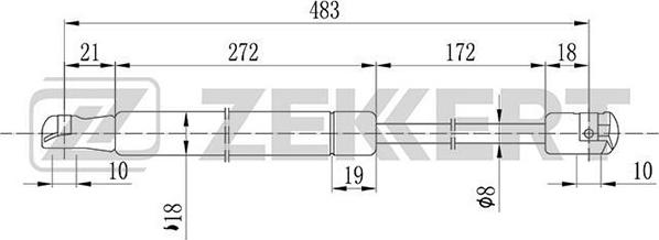 Zekkert GF-1792 - Qazlı bulaq, baqaj, yük yeri furqanavto.az