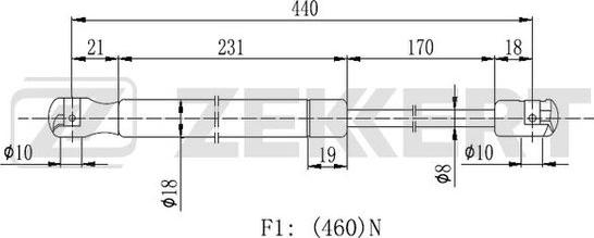 Zekkert GF-1756 - Qazlı bulaq, baqaj, yük yeri furqanavto.az