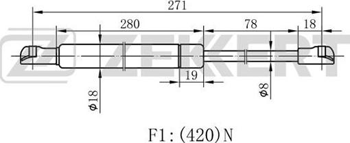 Zekkert GF-1710 - Qazlı bulaq, baqaj, yük yeri furqanavto.az