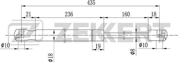 Zekkert GF-1712 - Qaz bulaq, arxa şüşə furqanavto.az