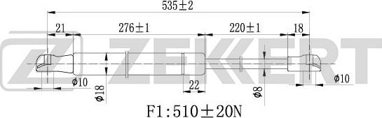 Zekkert GF-1722 - Qazlı bulaq, baqaj, yük yeri furqanavto.az