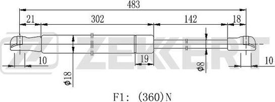 Zekkert GF-2461 - Qazlı bulaq, baqaj, yük yeri furqanavto.az