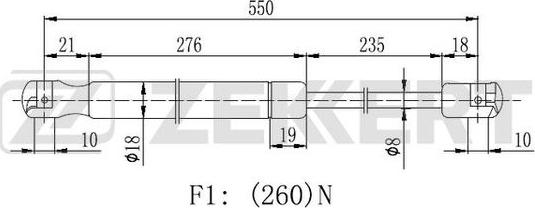 Zekkert GF-2463 - Qazlı bulaq, baqaj, yük yeri furqanavto.az