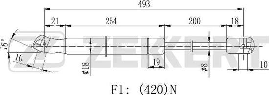 Zekkert GF-2414 - Qazlı bulaq, baqaj, yük yeri furqanavto.az