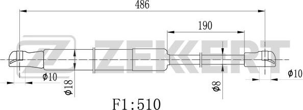 Zekkert GF-2488 - Qazlı bulaq, baqaj, yük yeri furqanavto.az