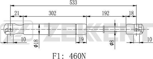 Zekkert GF-2425 - Qazlı bulaq, baqaj, yük yeri furqanavto.az