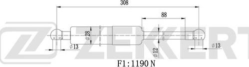 Zekkert GF-2545 - Qazlı bulaq, baqaj, yük yeri furqanavto.az