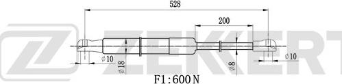 Zekkert GF-2543 - Qazlı bulaq, baqaj, yük yeri furqanavto.az