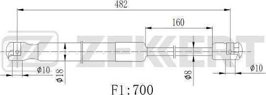 Zekkert GF-2509 - Qazlı bulaq, baqaj, yük yeri furqanavto.az