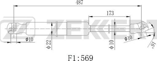 Zekkert GF-2536 - Qazlı bulaq, baqaj, yük yeri furqanavto.az