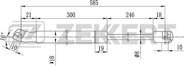 Zekkert GF-2045 - Qaz bulaq, kapot furqanavto.az