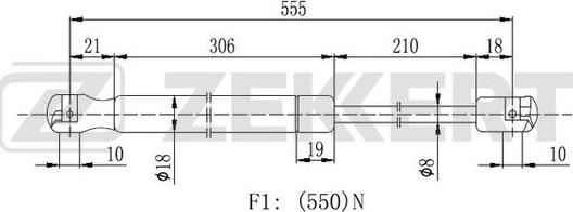 Zekkert GF-2194 - Qazlı bulaq, baqaj, yük yeri furqanavto.az