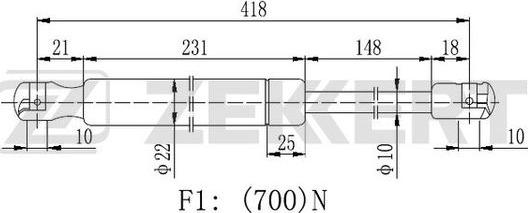 Zekkert GF-2190 - Qazlı bulaq, baqaj, yük yeri furqanavto.az