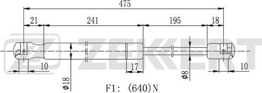 Zekkert GF-2152 - Qazlı bulaq, baqaj, yük yeri furqanavto.az