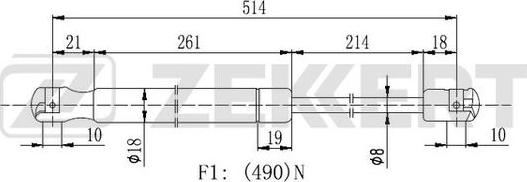 Zekkert GF-2114 - Qazlı bulaq, baqaj, yük yeri furqanavto.az