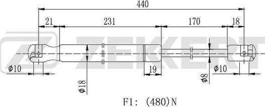 Zekkert GF-2189 - Qazlı bulaq, baqaj, yük yeri furqanavto.az