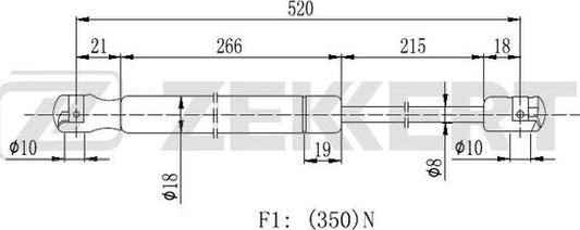 Zekkert GF-2180 - Qazlı bulaq, baqaj, yük yeri furqanavto.az