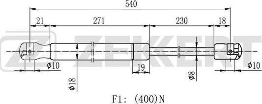 Zekkert GF-2187 - Qazlı bulaq, baqaj, yük yeri furqanavto.az