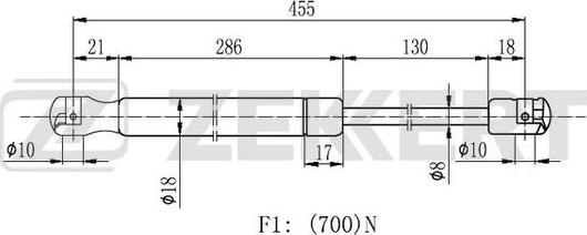 Zekkert GF-2122 - Qazlı bulaq, baqaj, yük yeri furqanavto.az