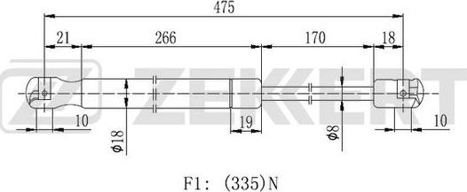 Zekkert GF-2175 - Qazlı bulaq, baqaj, yük yeri furqanavto.az