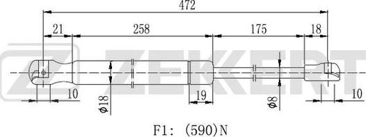 Zekkert GF-2396 - Qazlı bulaq, baqaj, yük yeri furqanavto.az