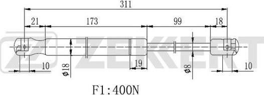 Zekkert GF-2358 - Qaz bulaq, kapot furqanavto.az