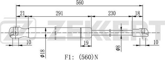 Zekkert GF-2322 - Qazlı bulaq, baqaj, yük yeri furqanavto.az