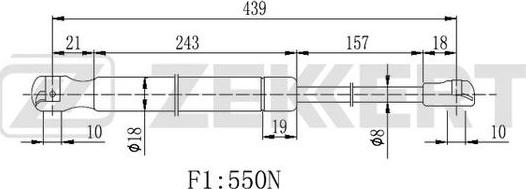 Zekkert GF-2255 - Qazlı bulaq, baqaj, yük yeri furqanavto.az