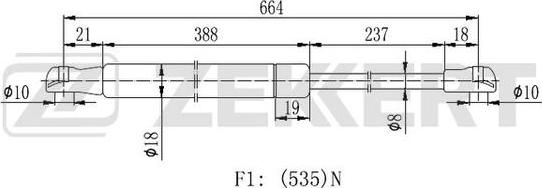 Zekkert GF-2253 - Qazlı bulaq, baqaj, yük yeri furqanavto.az