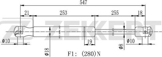 Zekkert GF-2218 - Qazlı bulaq, baqaj, yük yeri furqanavto.az