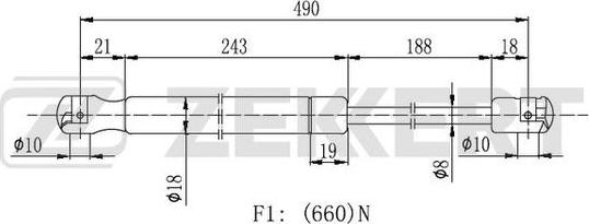 Zekkert GF-2280 - Qazlı bulaq, baqaj, yük yeri furqanavto.az