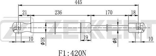 Zekkert GF-2233 - Qazlı bulaq, baqaj, yük yeri furqanavto.az