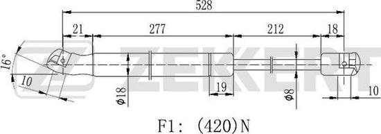 Zekkert GF-2232 - Qazlı bulaq, baqaj, yük yeri furqanavto.az