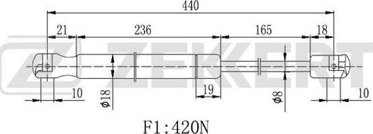 Zekkert GF-2224 - Qazlı bulaq, baqaj, yük yeri furqanavto.az