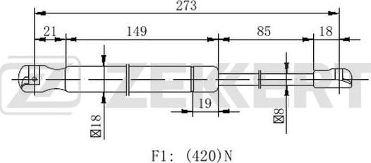 Zekkert GF-2270 - Qazlı bulaq, baqaj, yük yeri furqanavto.az